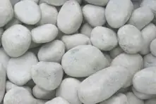 Kies Bianco Carrara 60 - 100 mm weiß 25 kg