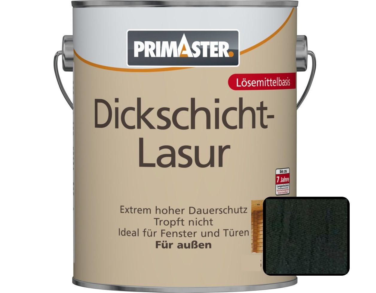 Primaster Dickschichtlasur 2,5 L ebenholz GLO765153210
