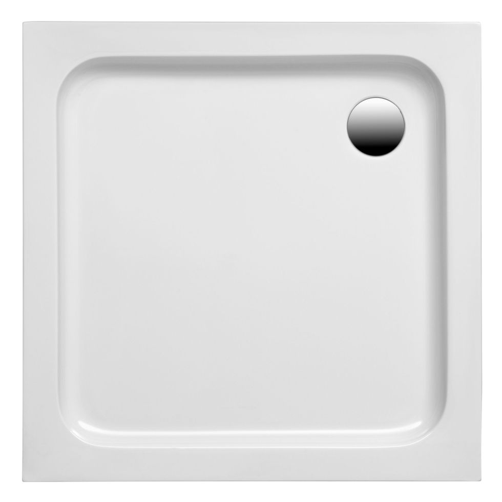 Ottofond Duschwanne Samos 90 x 80 x 6 cm, weiß