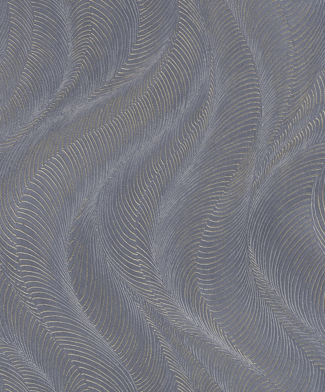 Rasch Vliestapete Wellen Incanto blau-taupe 10,05 x 0,53 m
