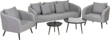 Primaster Lounge Sofa-Set Benirras mit wetterfestem Sunbrella Bezug