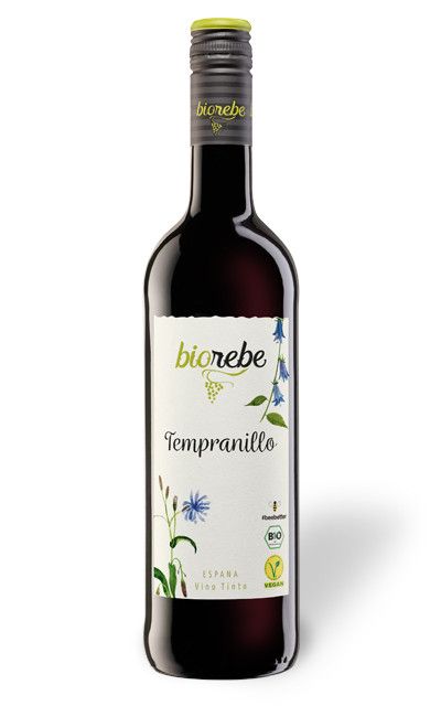 Peter Mertes Biorebe Rotwein Tempranillo trocken Spanien 1 x 0,75 L bio/vegan GLO642020464