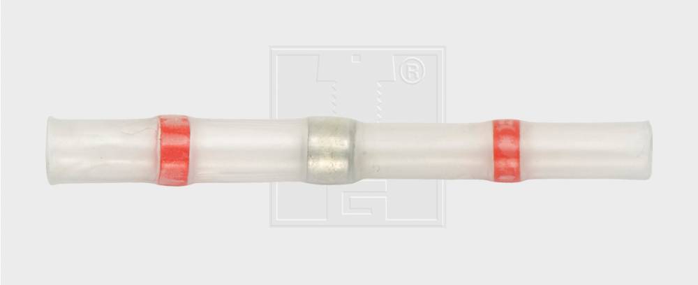 SWG Lötstoßverbinder rot 2,7mm mit thermoplastischem Ring