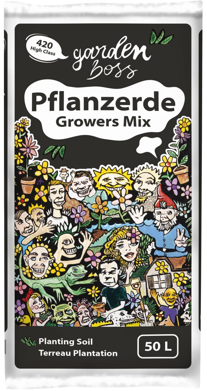 (Kein Hersteller) GardenBoss Pflanzerde Growers Mix 50L GLO688100858