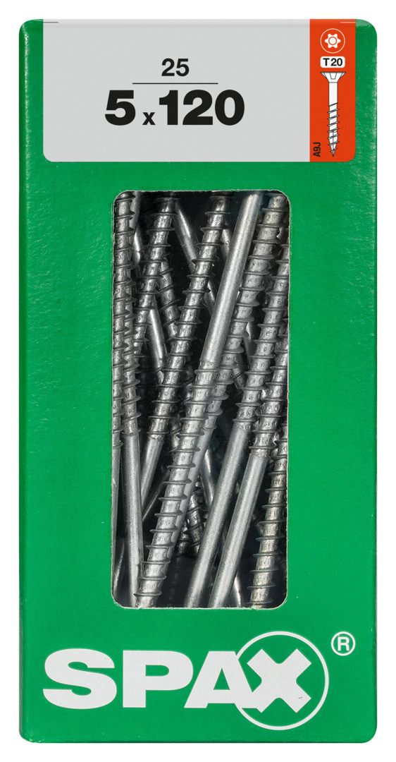 Spax Universalschrauben 5.0 x 120 mm TX 20 - 25 Stk.