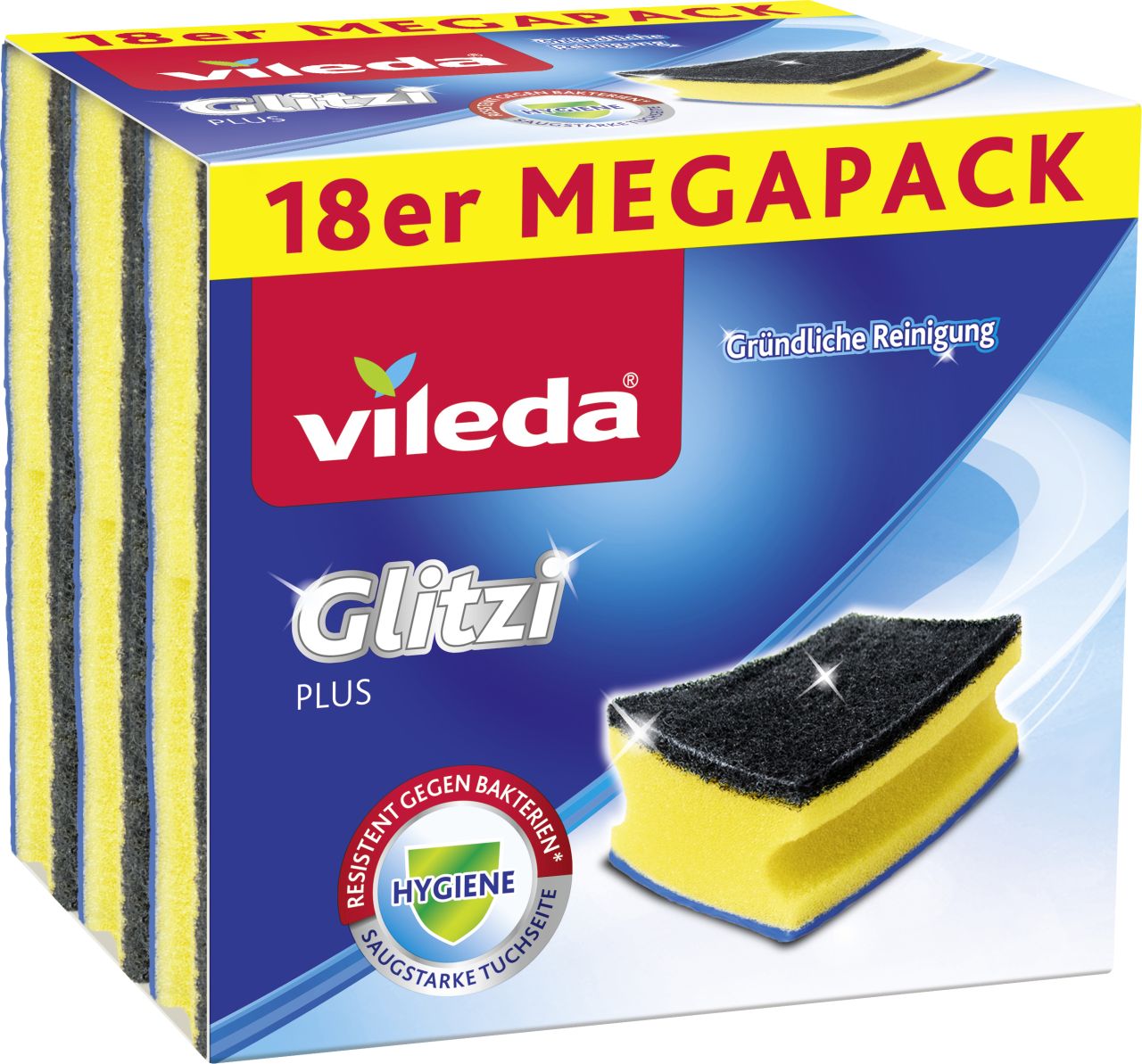 Vileda Topfreiniger Glitzi Plus Mega-Pack 18er GLO655200553