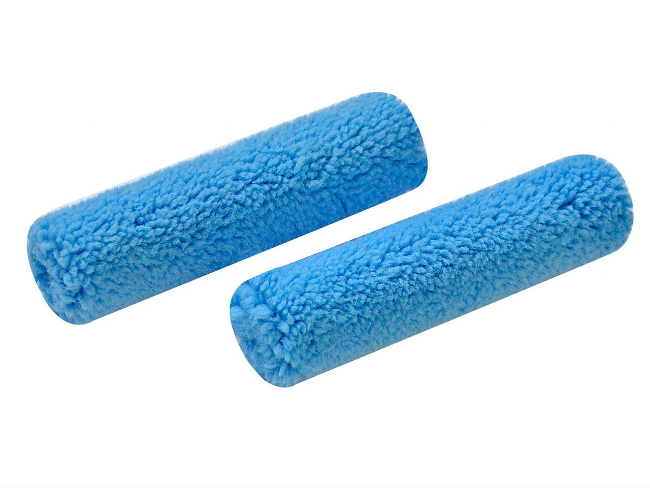 Nespoli Lackierwalzen BlueFelt mit Antihaftbeschichtung 2 Stück, 10 cm, 6 mm GLO765202555