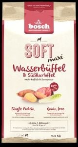Bosch Hundetrockenfutter Adult Soft Maxi 12,5 kg Wasserbüffel & Süßkartoffel