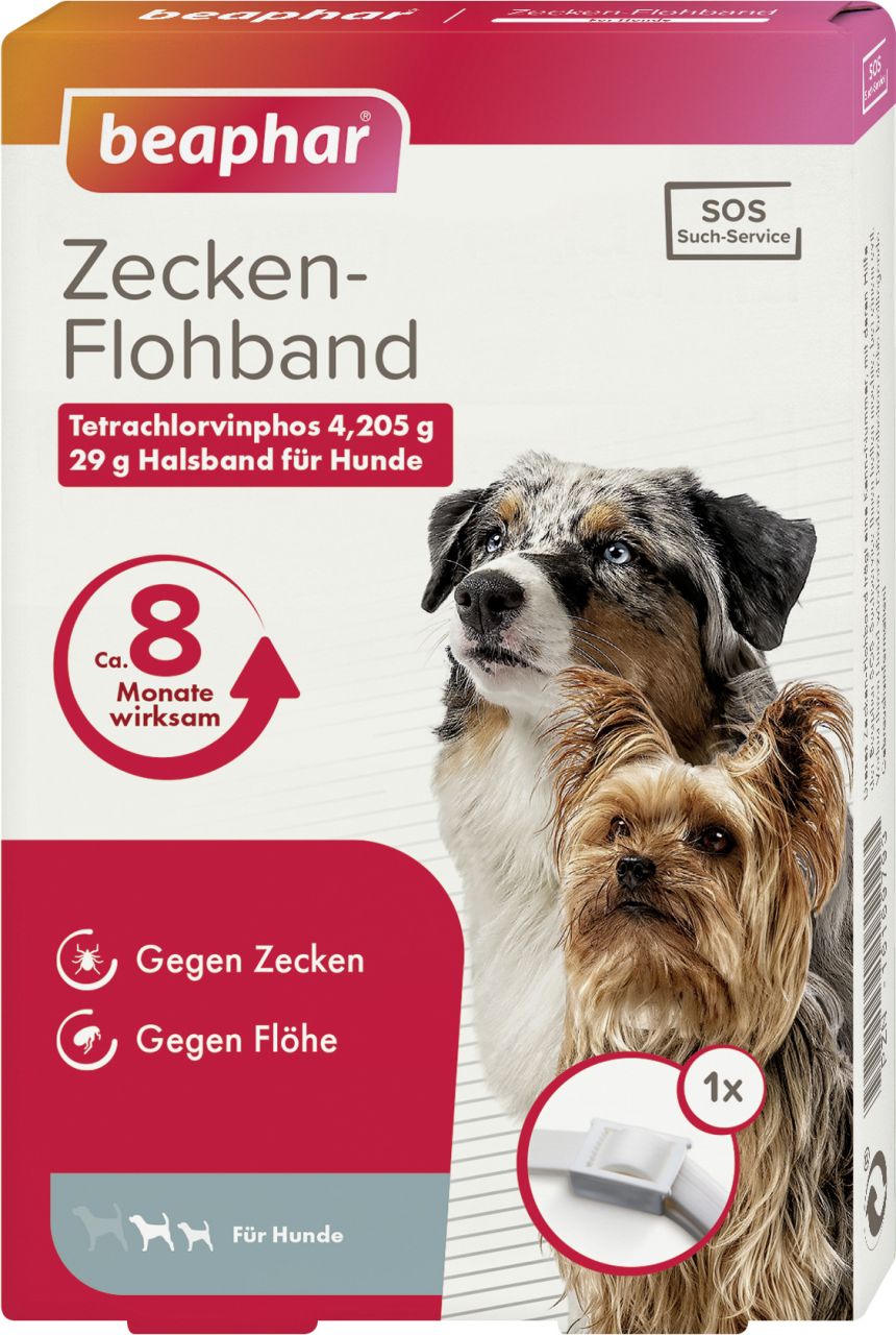 Beaphar Zecken-Flohband für Hunde 60 cm GLO689308941