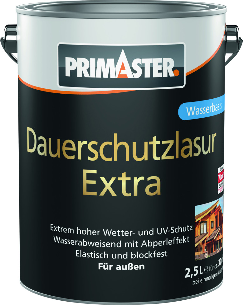 Primaster Dauerschutzlasur Extra 2,5 L teak