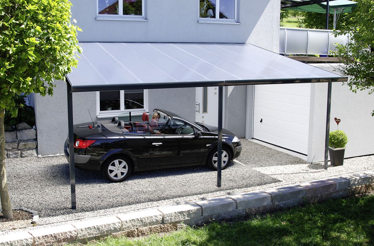 Gutta Terrassenüberdachung Basic 546x306cm anthrazit
