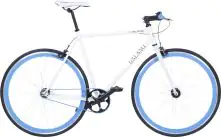 Galano Blade Fixiebike Singlespeed 28 Zoll RH 56cm 1-Gang weiß blau