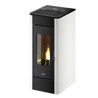 FreePoint Pelletofen INDACO 11 Stahverkleidung weiß 3 - 105 kW