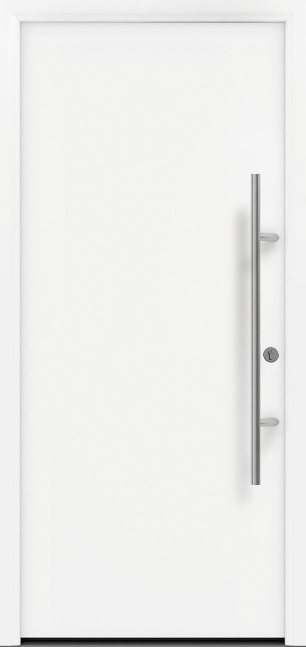 EcoStar Haustür ISOPRO Secur IPS 010 RC2 verkehrsweiß 110 x 210 cm