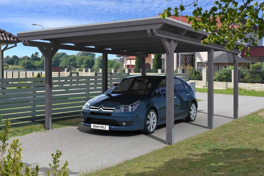 SkanHolz SKAN HOLZ Carport Emsland 404 x 604 cm mit Aluminiumdach GLO784102682