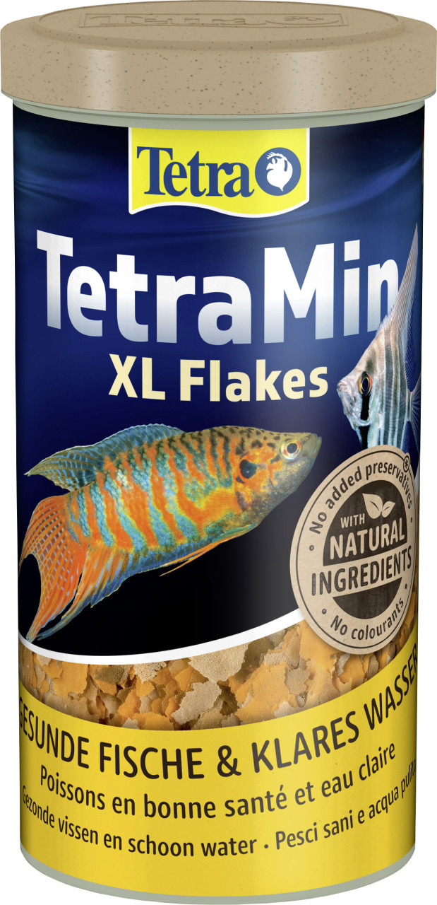 TetraMin Zierfischfutter XL-Flakes 1 L
