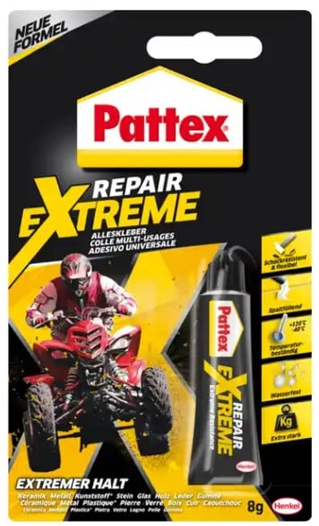 Pattex Repair Extreme Alleskleber-Gel 8 g Tube, kristallklar Universalkleber - Bild 1 von 7