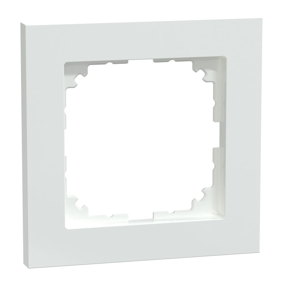 Merten Abdeckrahmen 1fach Serie M-Pure, aktivweiß, MEG4010-3625
