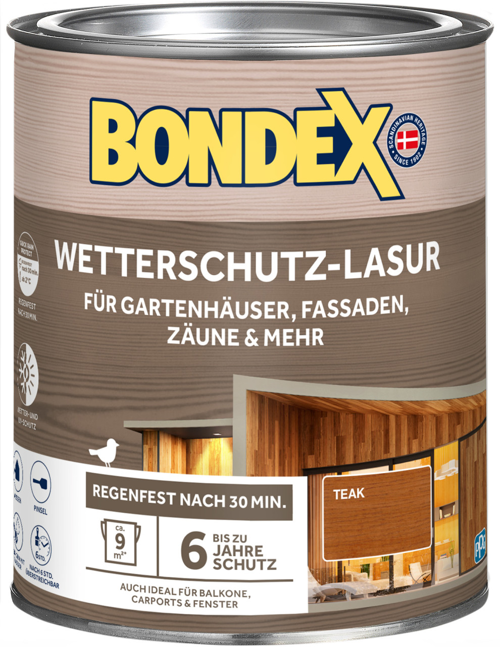 Bondex Bondex Wetterschutzlasur 0,75 L teak GLO765153368