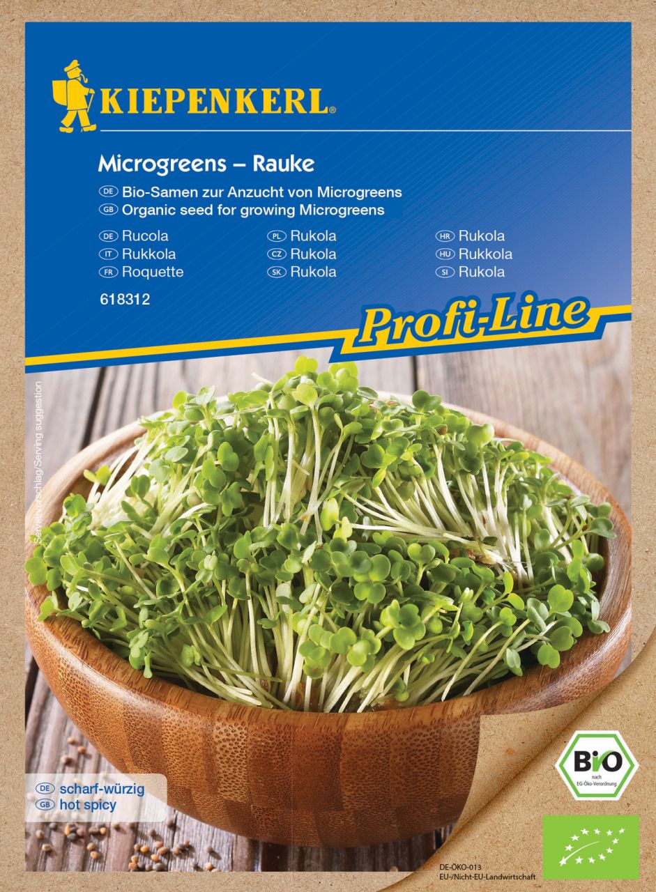 Pflanzen Kiepenkerl BIO Microgreens Rucola GLO693109183