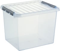 Sunware Aufbewahrungsbox Q-Line mit Deckel 50 x 40 cm 52 L transparent