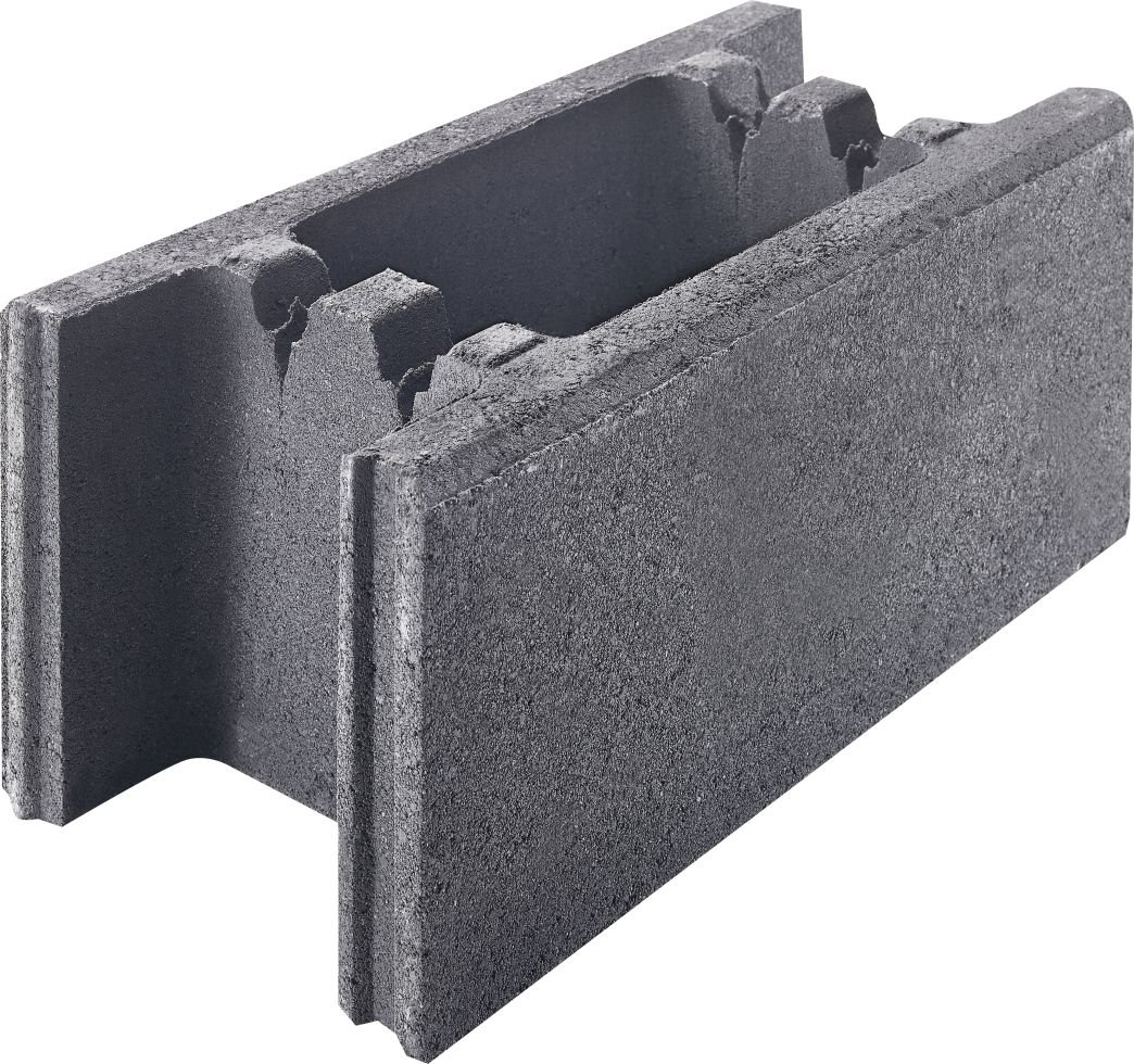 Schalungsstein 50 x 24 x 20 cm anthrazit kaufen Globus Baumarkt