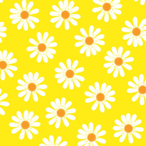Braun & Company Servietten Dancing Daisies gelb 25 x 25 cm - 20er Pack GLO660705018