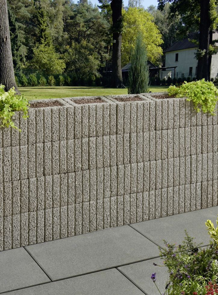 Kann Pflanzstein Mini 30 x 20 x 20 cm grau kaufen | Globus Baumarkt
