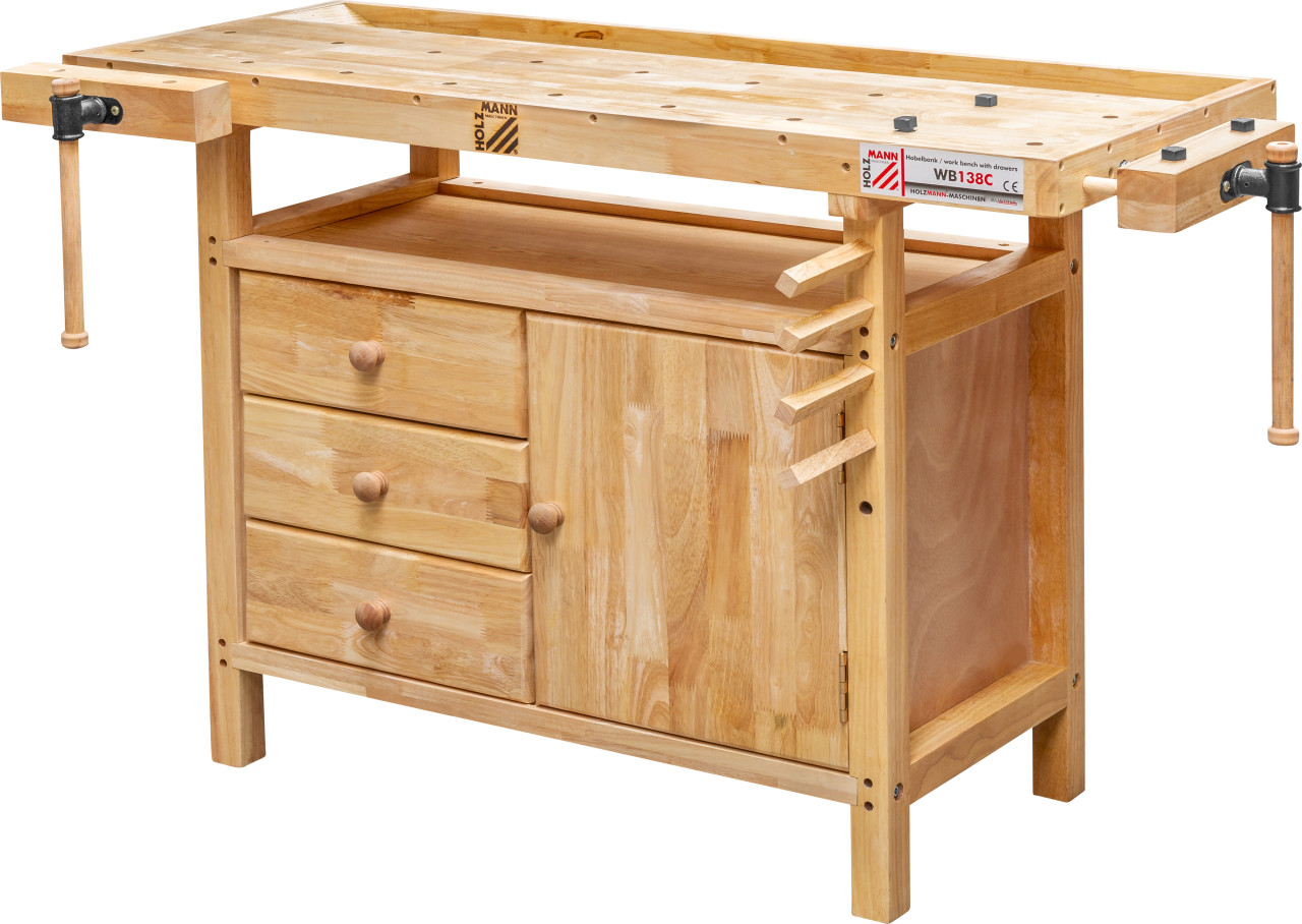 HOLZMANN-MASCHINEN Hobelbank »WB138C«, 3 Schubladen, natur - beige - Image 2