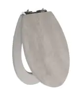 Primaster WC-Sitz Betonoptik MDF, mit Absenkautomatik