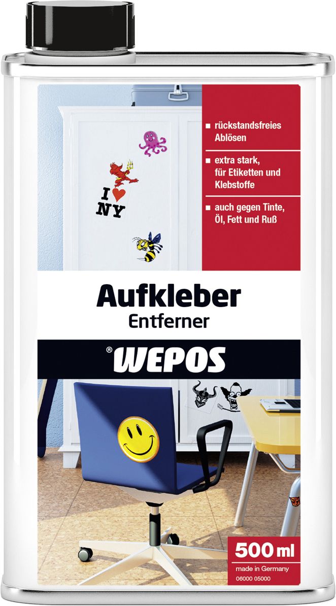 Wepos Aufkleberentferner 500 ml GLO650150350