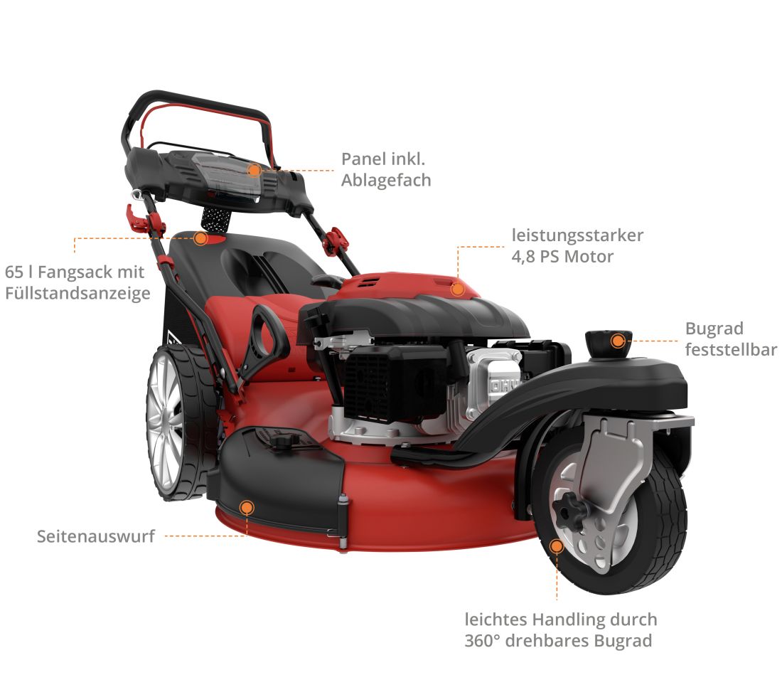 Güde BenzinRasenmäher Big Wheeler 554.1 R Trike mit Radantrieb kaufen