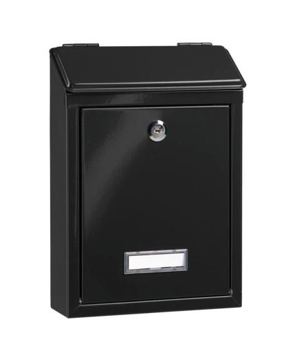 Burg Wächter Briefkasten Favor LB 3 S 25 x 18 x 60 cm, Stahl, schwarz