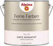 Alpina Feine Farben Wandfarbe No. 24 Zarte Romantik - sanftes pastellrosé 2,5 L