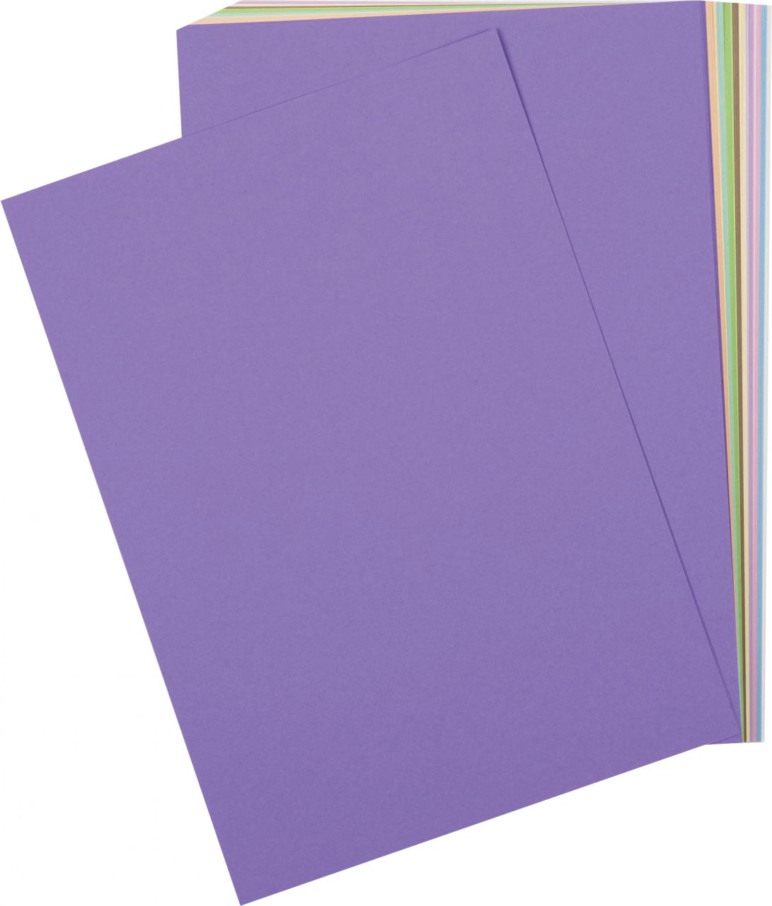 Glorex Tonpapiersortiment A4 pastell, 100 Blatt GLO663250906
