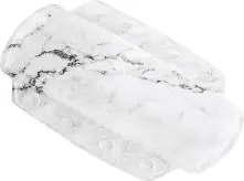 Kleine Wolke Nackenpolster Marble anthrazit, 32 x 22 cm