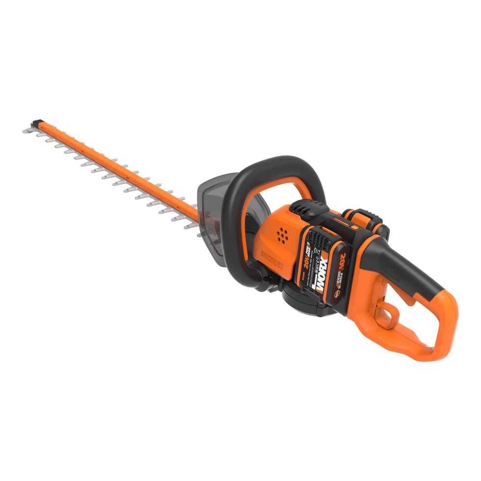 Worx Akku Heckenschere WP280E, 2x20V, inkl. 2 Akkus und Ladegerät