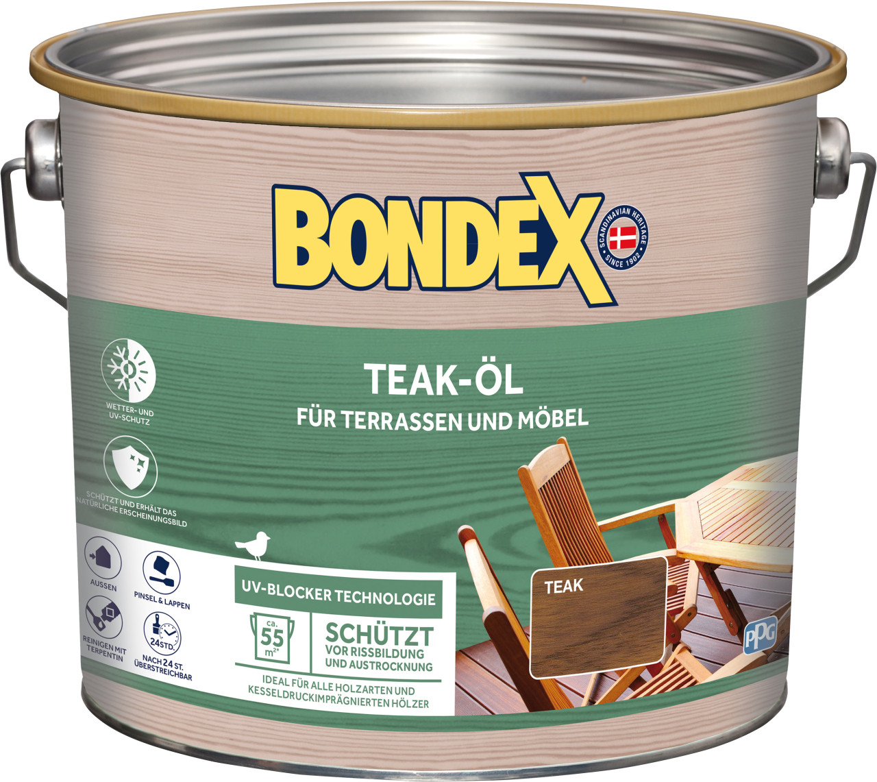 Bondex Teak Öl 2,5 L GLO765150939