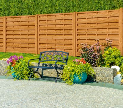 Sichtschutzzaun Ulm 180 x 180 cm, Pinie kaufen Globus Baumarkt