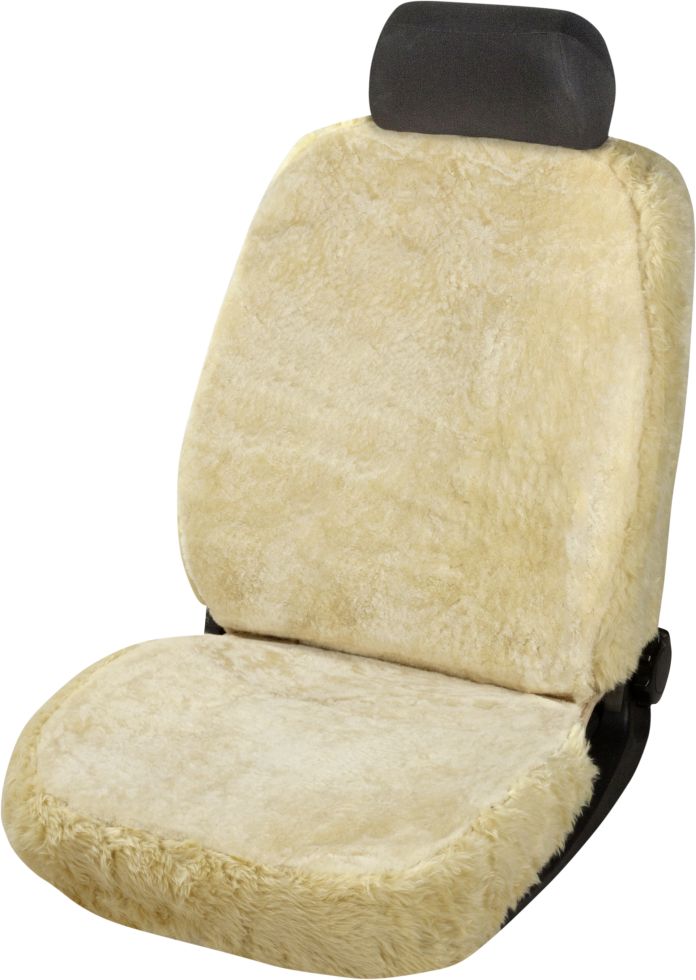 Walser Autositzbezug Lammfell Monette beige mit ZIPP IT System 1-teilig