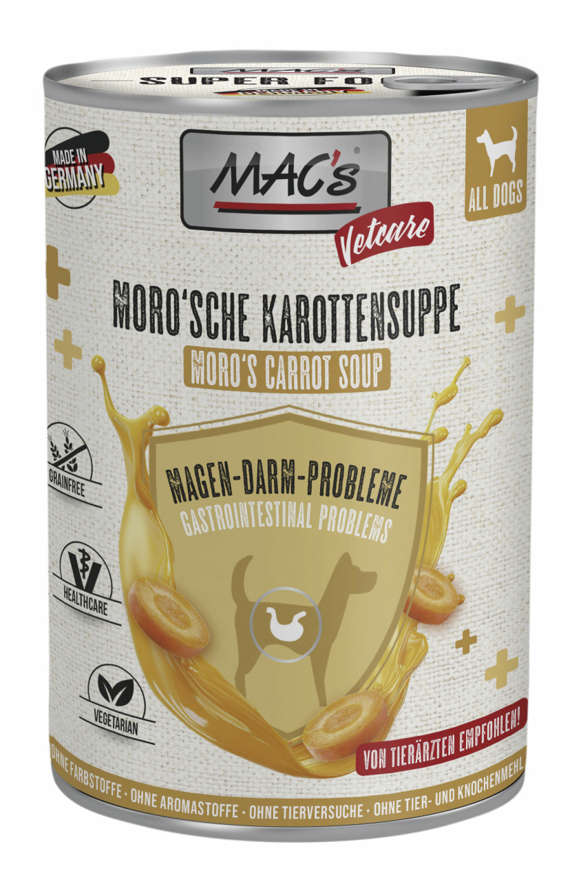 Macs Dog Hundenassfutter Moro'sche Karottensuppe 400 g GFM2f8b55482