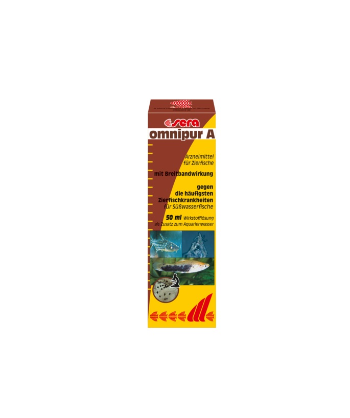 Sera Arzneimittel für Zierfische omnipur A 50 ml GLO689500332