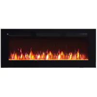 BALDERIA Elektrokamin schwarz Leif 40 1000/1800 Watt 43 x 102 cm