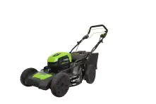 Greenworks Akku-Rasenmäher 80 V mit Radantrieb ohne Akku und Ladegerät