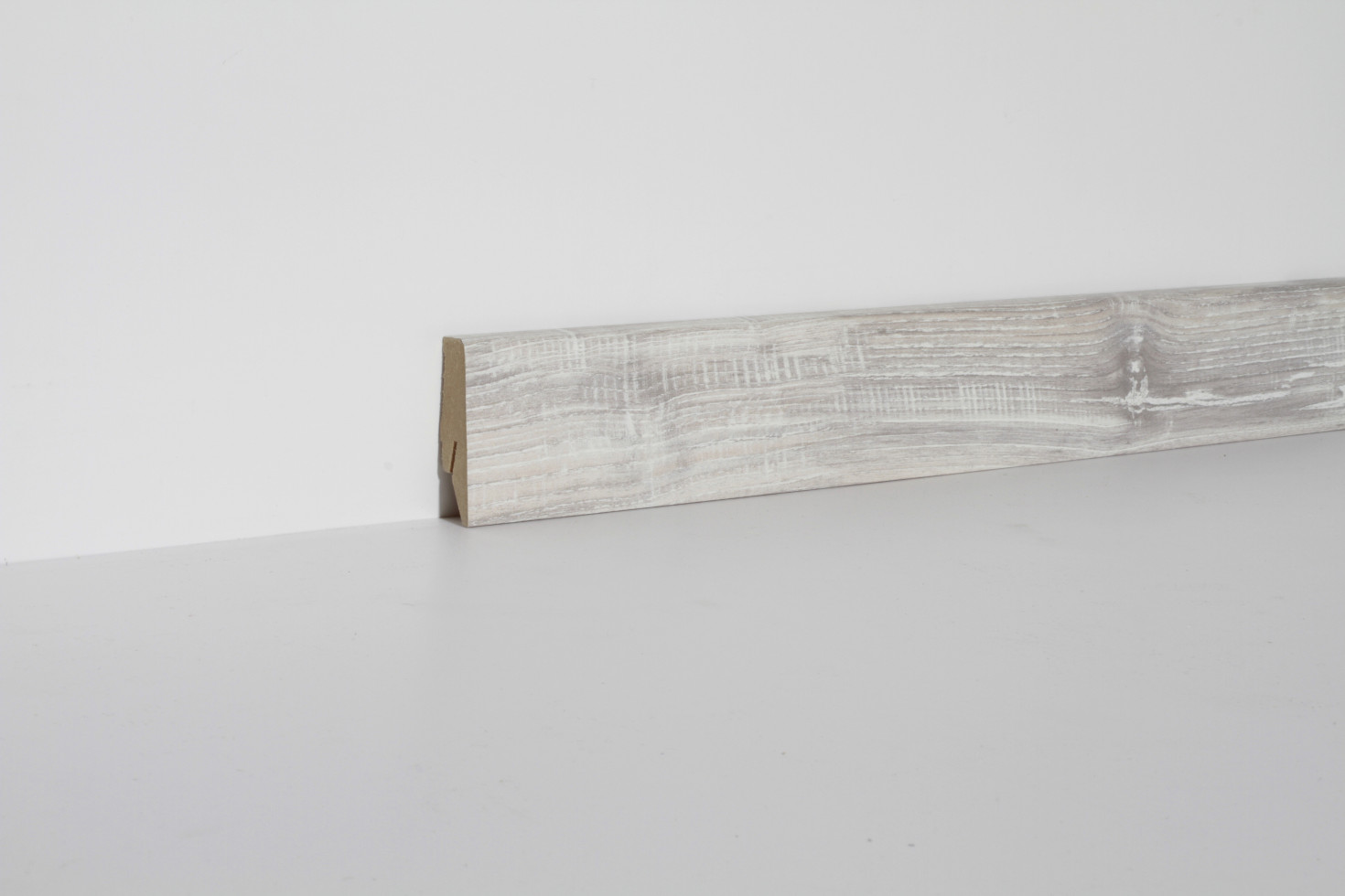 Classen Clip-Fußleiste 240 cm 58 x 19 mm Esche weiß