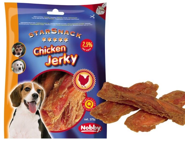 Nobby StarSnack Chicken Jerky 375 g GLO629304130