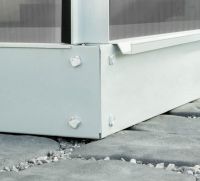 Vitavia Fundamentrahmen 4400 192 x 228 cm aluminium 12,5 cm hoch