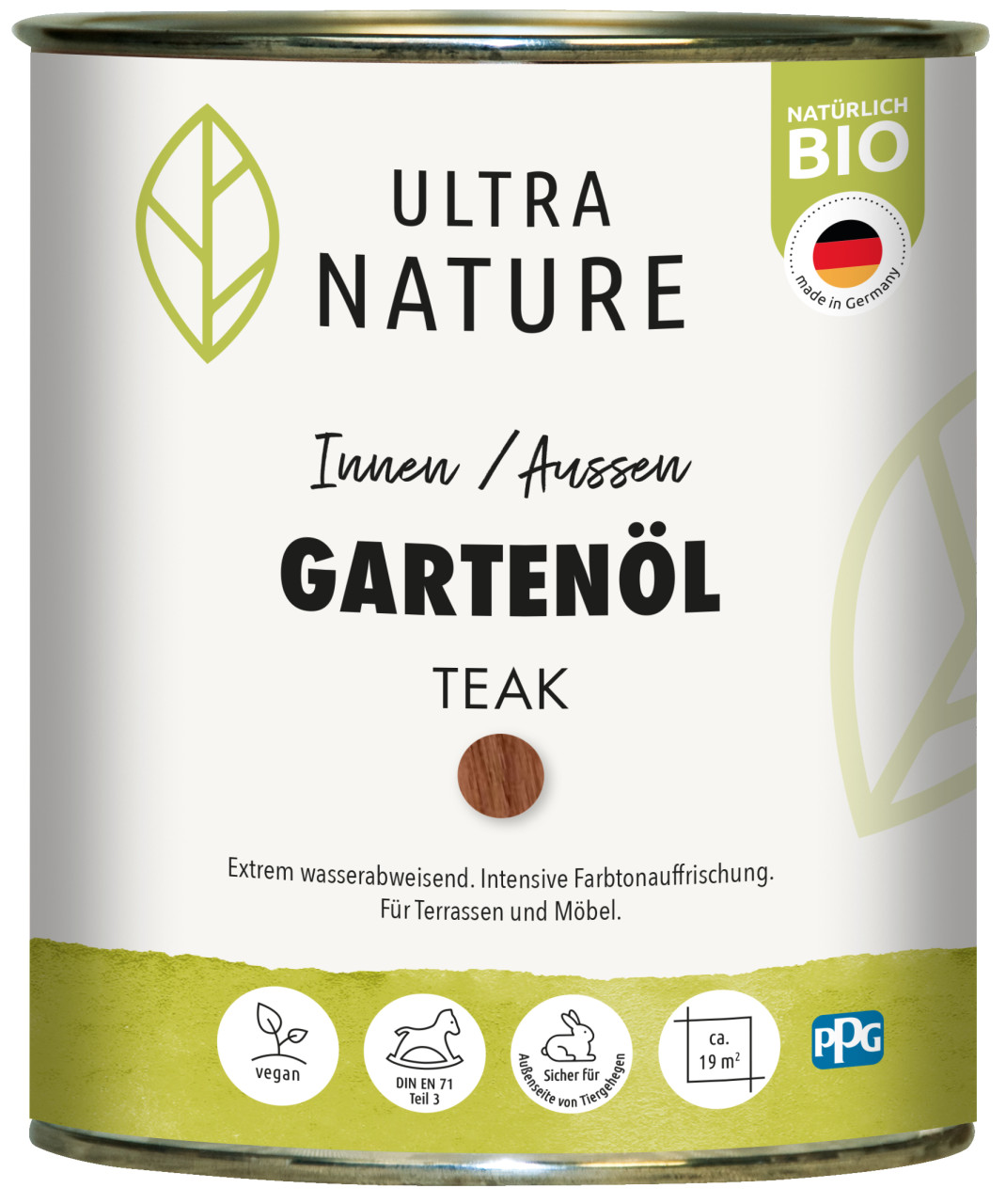 Ultra Nature Garten Öl 750 ml teak