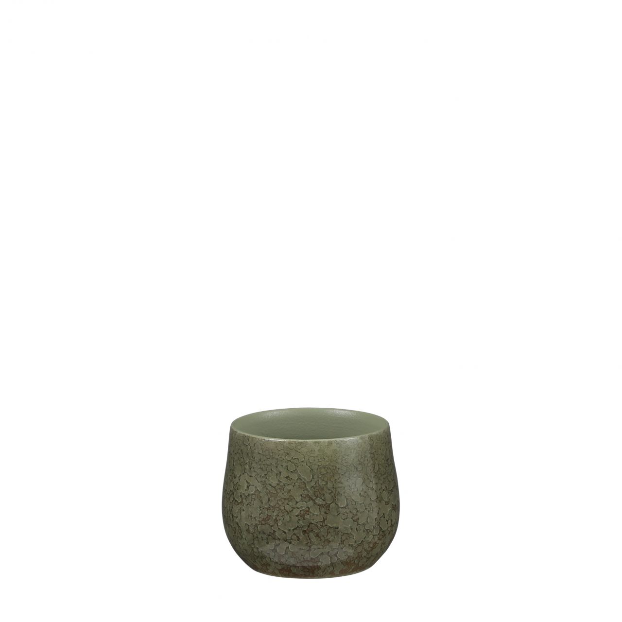 Mica Decorations Mica Blumentopf Oliver rund grün 13 x 16 cm GLO692360823