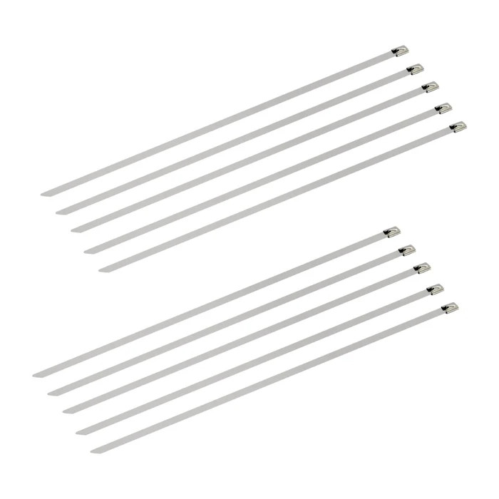 Schwaiger Edelstahl-Kabelbinder 7,9 x 250 mm 10 Stück